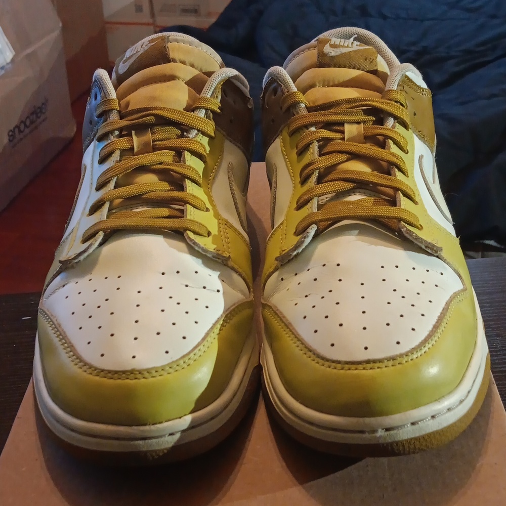 Nike Dunk Low Retro "Bronzine" (2024) Mens SZ 13 EUC - Picture 4 of 9